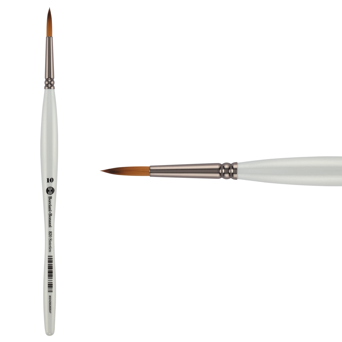 Unico Series 820 Fiammato Synthetic Fiber Round Sz 10 w/ Balanced Handle - (200044837)