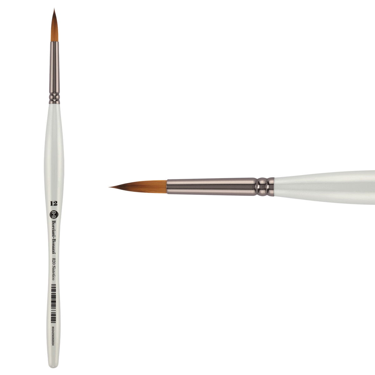 Unico Series 820 Fiammato Synthetic Fiber Round Sz 12 w/ Balanced Handle - (200044838)