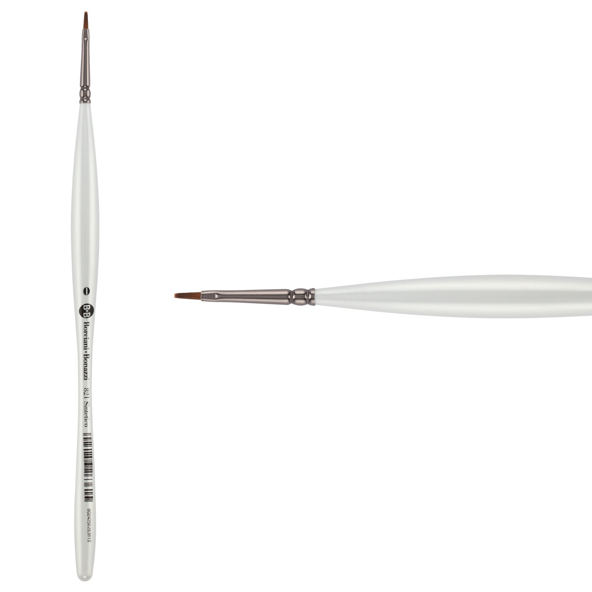 Unico Series 821 Fiammato Synthetic Fiber Flat Sz 0 w/ Balanced Handle - (200044844)