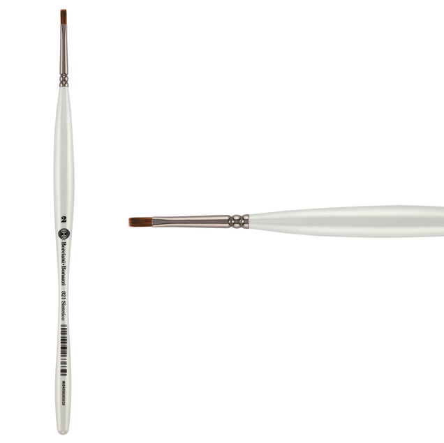 Unico Series 821 Fiammato Synthetic Fiber Flat Sz 2 w/ Balanced Handle - (200044846) Unico Series 821 Fiammato Synthetic Fiber Flat Sz 2 w/ Balanced Handle - (200044846)