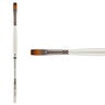 Unico Series 821 Fiammato Synthetic Fiber Flat Sz 8 w/ Balanced Handle - (200044849) Unico Series 821 Fiammato Synthetic Fiber Flat Sz 8 w/ Balanced Handle - (200044849)