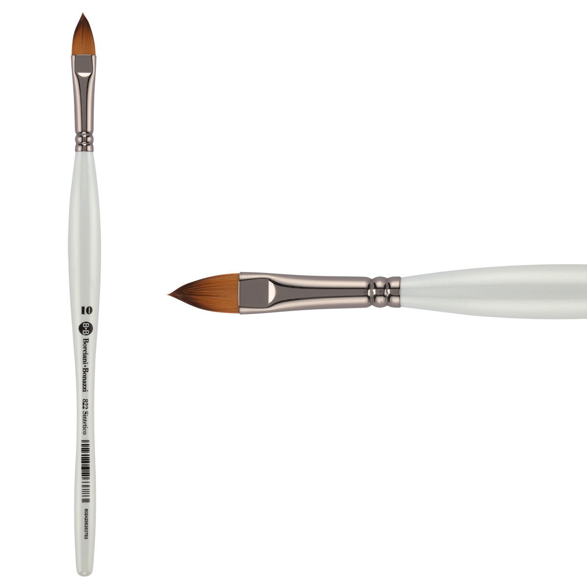 Unico Series 822 Fiammato Synthetic Cats Tongue Sz 10 w/ Balanced Handle - (200044861)