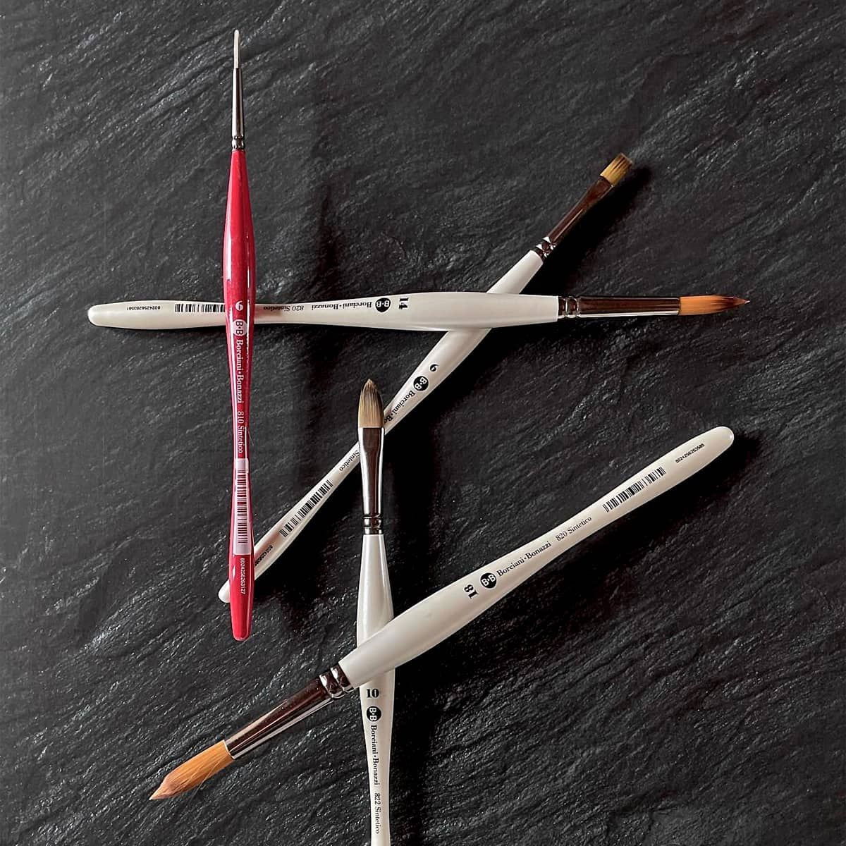 Borciani Bonazzi UNICO Fiammato Synthetic Brushes