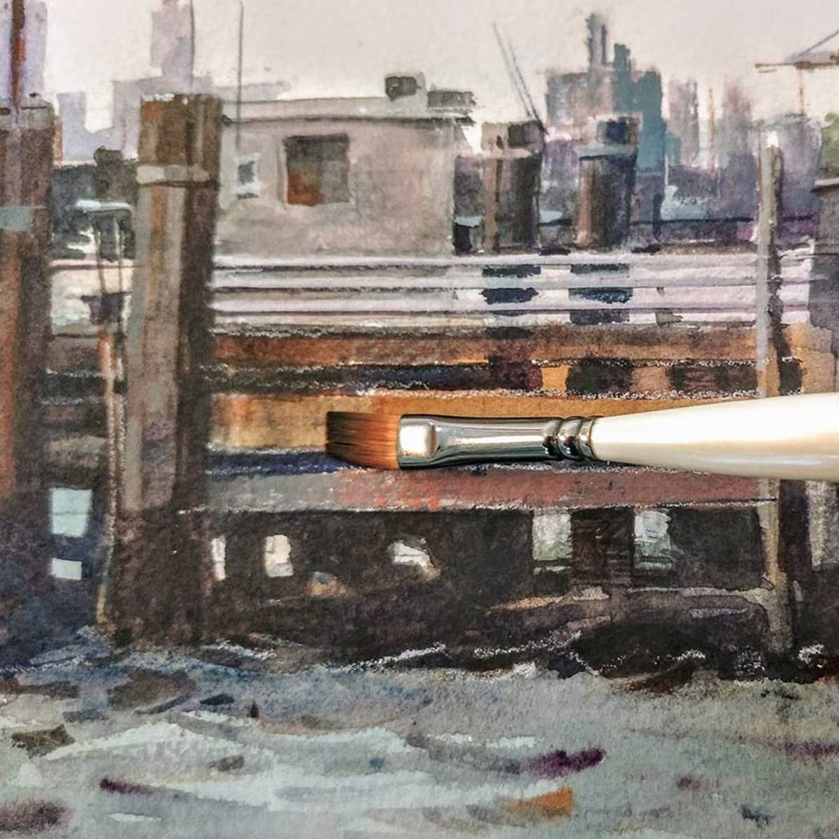 Borciani Bonazzi UNICO Fiammato Synthetic Brushes