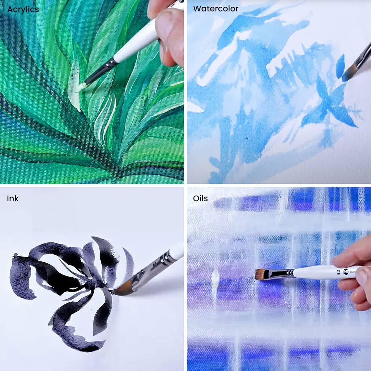 Borciani Bonazzi UNICO Fiammato Synthetic Brushes