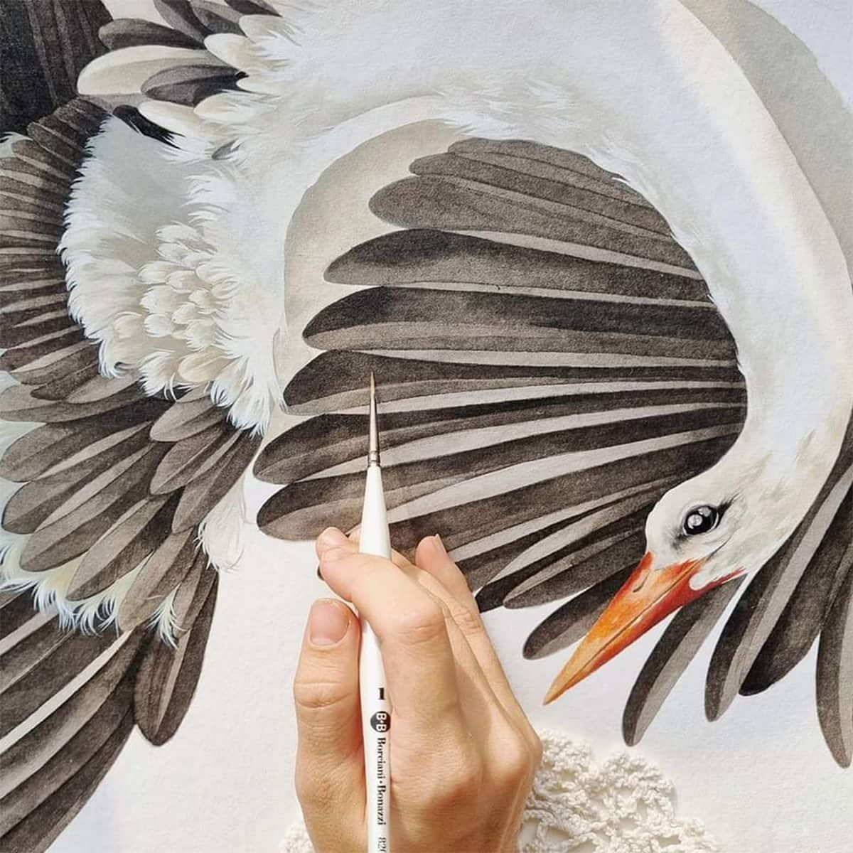 Borciani Bonazzi UNICO Fiammato Synthetic Brushes