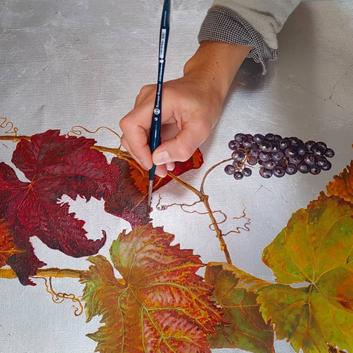 Unico Series 831 Bianco Synthetic Flat Brush Sz 8 w/ Balanced Handle - (200044889)