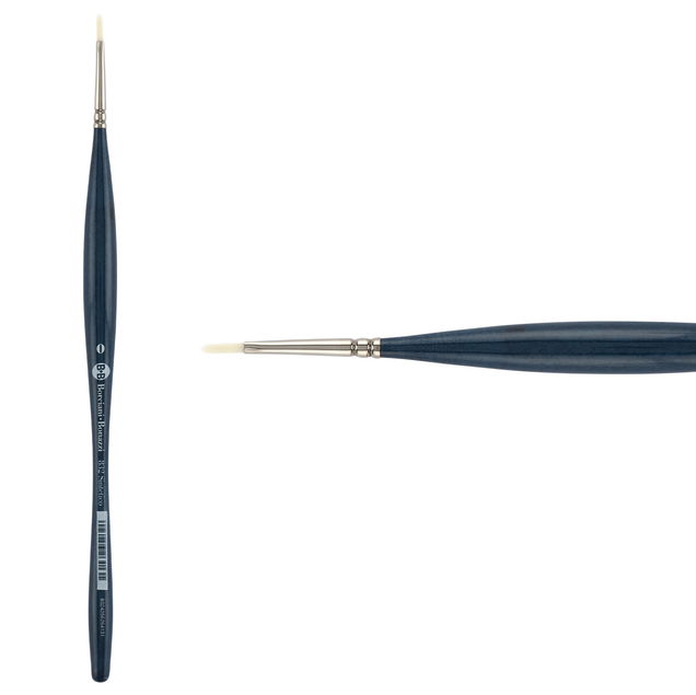 Unico Series 832 Bianco Synthetic Filbert Brush Sz 0 w/ Balanced Handle - (200044896) Unico Series 832 Bianco Synthetic Filbert Brush Sz 0 w/ Balanced Handle - (200044896)