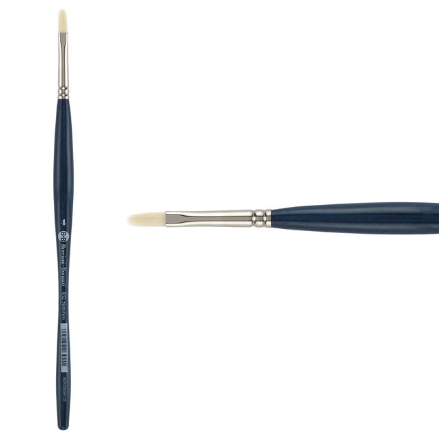 Unico Series 832 Bianco Synthetic Filbert Brush Sz 4 w/ Balanced Handle - (200044898) Unico Series 832 Bianco Synthetic Filbert Brush Sz 4 w/ Balanced Handle - (200044898)