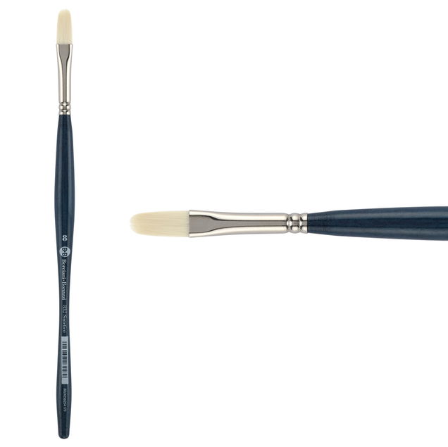 Unico Series 832 Bianco Synthetic Filbert Brush Sz 8 w/ Balanced Handle - (200044900) Unico Series 832 Bianco Synthetic Filbert Brush Sz 8 w/ Balanced Handle - (200044900)