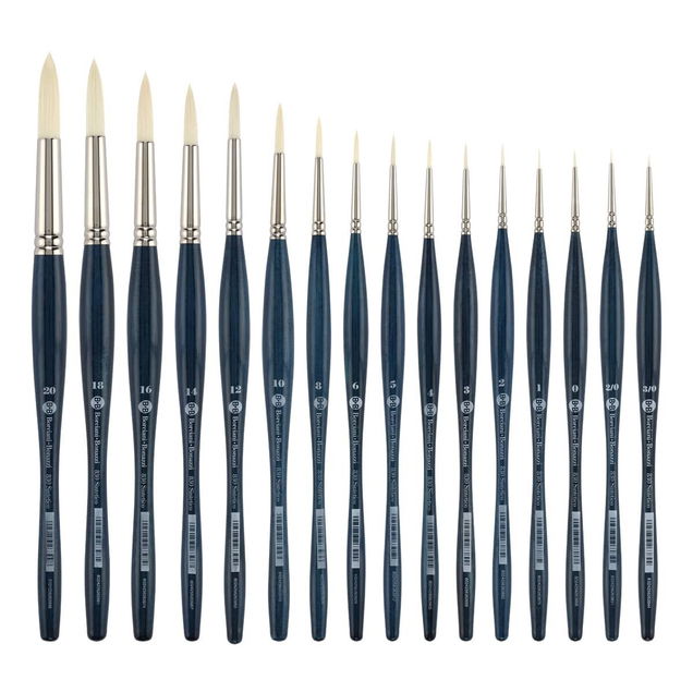 Borciani Bonazzi UNICO Bianco Synthetic Brushes Borciani Bonazzi UNICO Bianco Synthetic Brushes