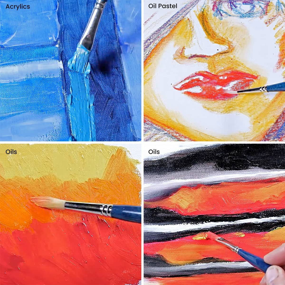 Borciani Bonazzi UNICO Bianco Synthetic Brushes