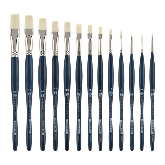 Borciani Bonazzi UNICO Bianco Synthetic Brushes Borciani Bonazzi UNICO Bianco Synthetic Brushes