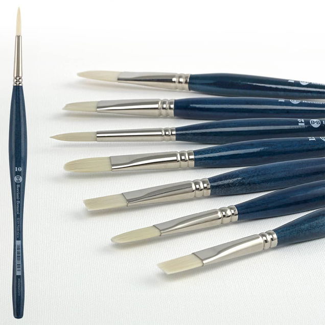 Borciani Bonazzi UNICO Bianco Synthetic Brushes Borciani Bonazzi UNICO Bianco Synthetic Brushes