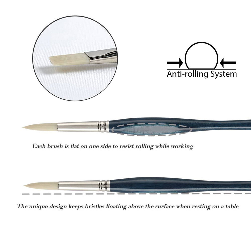 Borciani Bonazzi UNICO Bianco Synthetic Brushes