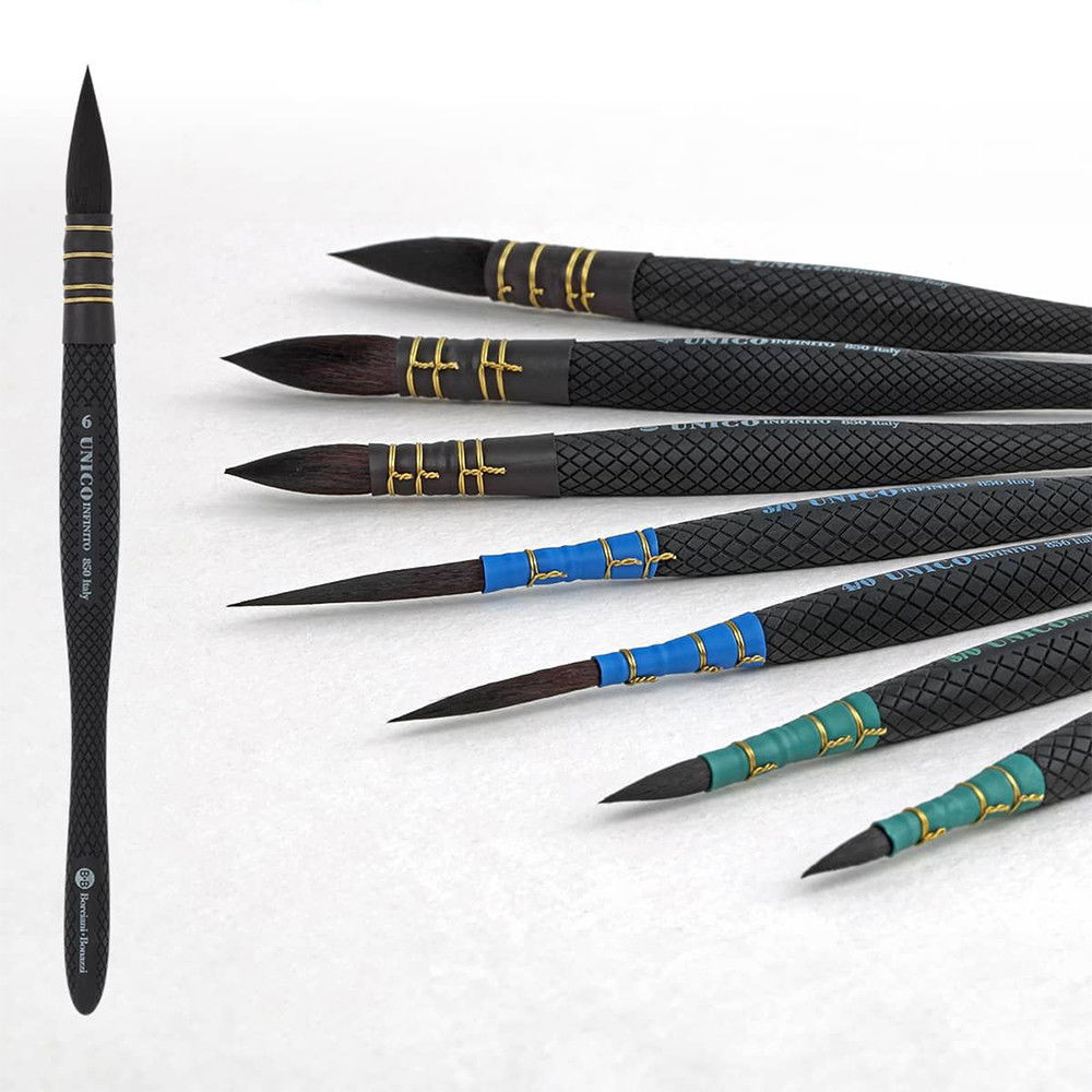 Borciani Bonazzi UNICO Infinito HIDRO Quill Brushes