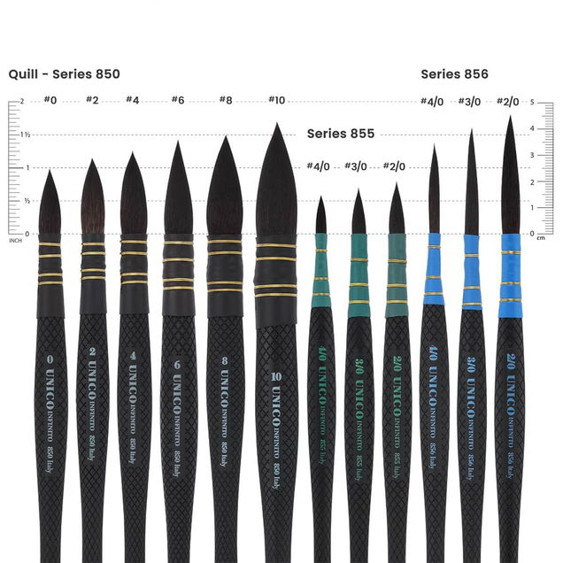 Borciani Bonazzi UNICO Infinito HIDRO Quill Brushes Borciani Bonazzi UNICO Infinito HIDRO Quill Brushes