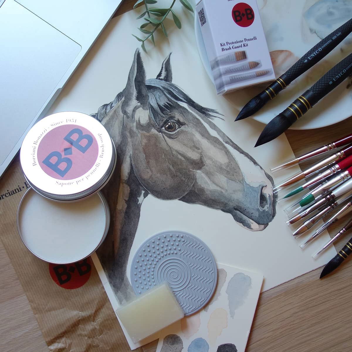 Borciani Bonazzi Brush Cleaning Soap and Maintenance Supplies