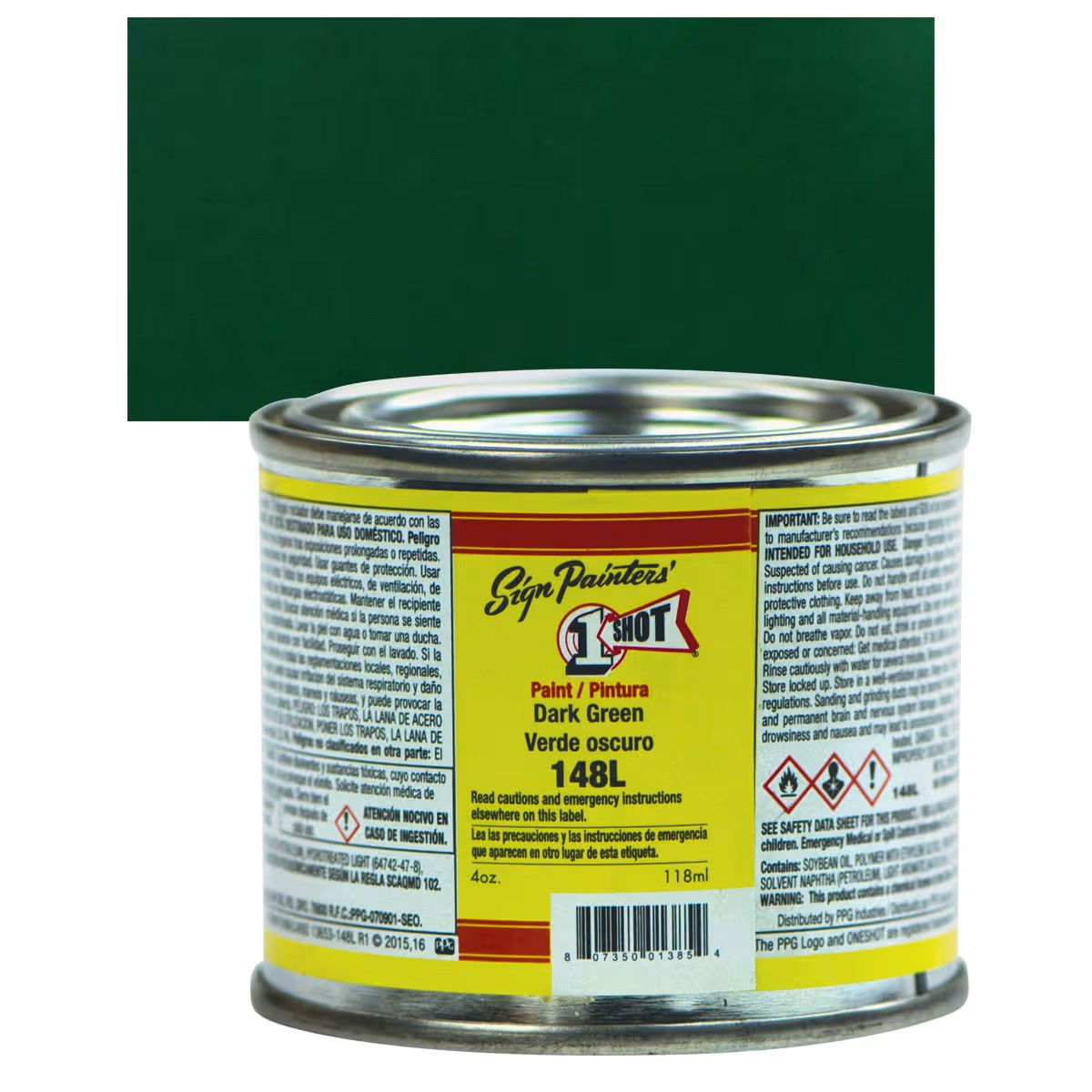 1SHOT Lettering Enamel 4oz Dark Green - (1000019824)