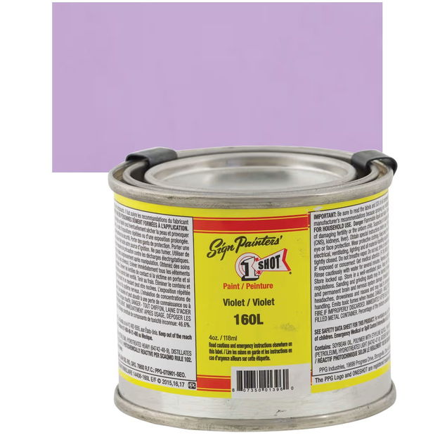 1SHOT Lettering Enamel 4oz Violet - (1000019835) 1SHOT Lettering Enamel 4oz Violet - (1000019835)