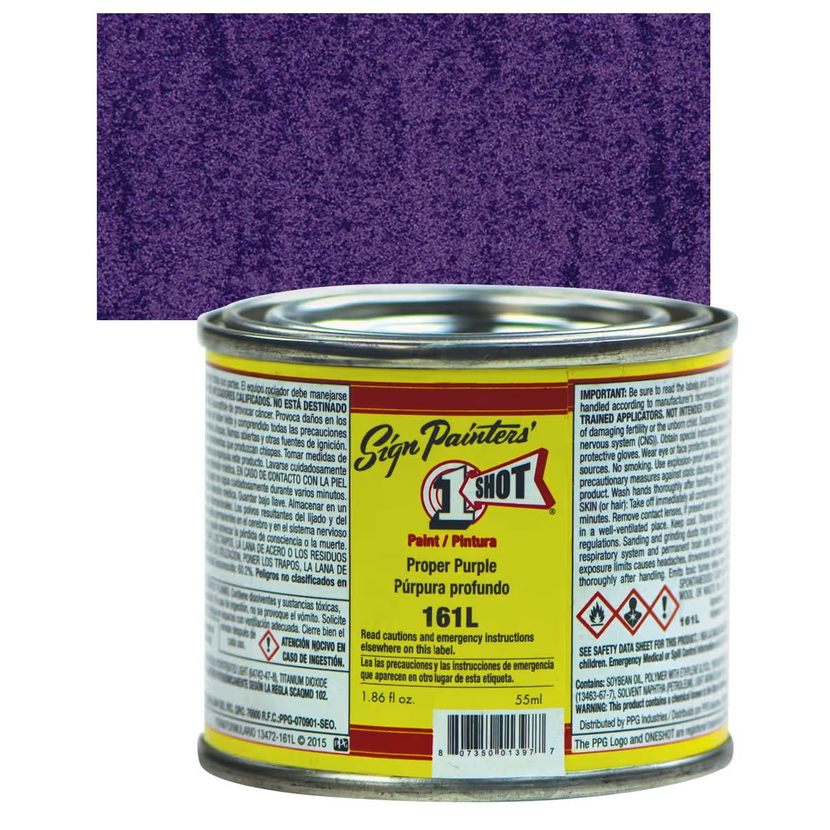 1SHOT Lettering Enamel 4oz Proper Purple - (1000019836)