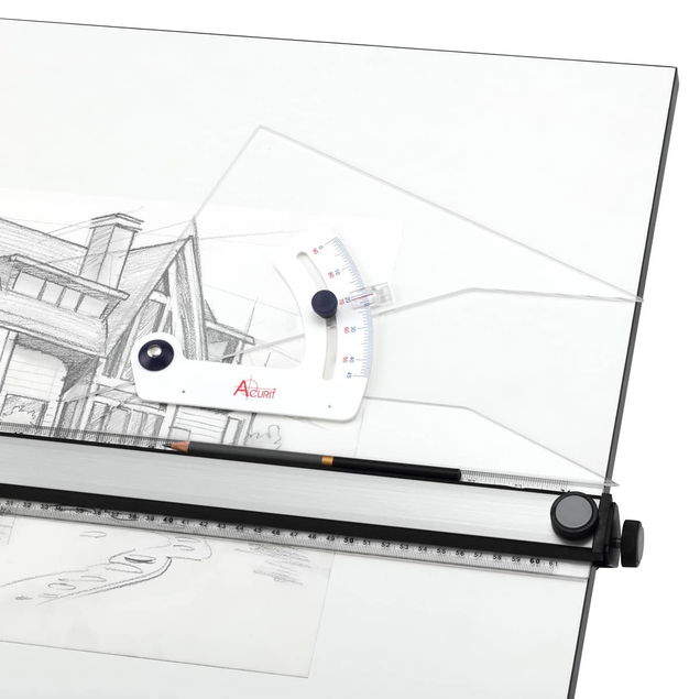Acurit Adjustable Triangle 12" with Inking Edge - (91810) Acurit Adjustable Triangle 12" with Inking Edge - (91810)