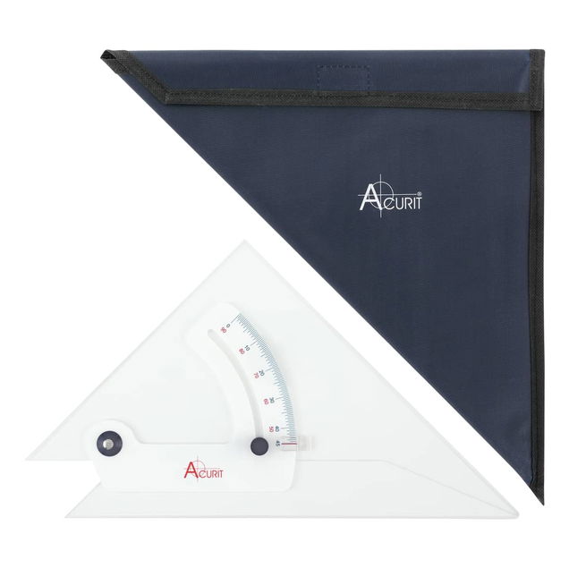 Acurit Adjustable Triangle 12" with Inking Edge - (91810) Acurit Adjustable Triangle 12" with Inking Edge - (91810)