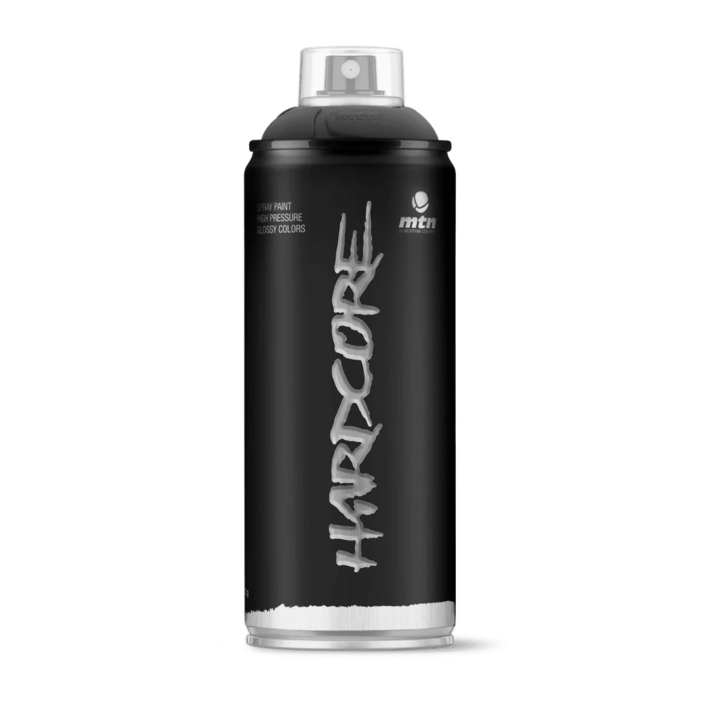 Montana Colors Hardcore  400ml Satin Black - (200007254)