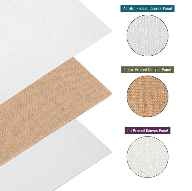 Vista Jute Clear Primed Canvas Panels Vista Jute Clear Primed Canvas Panels