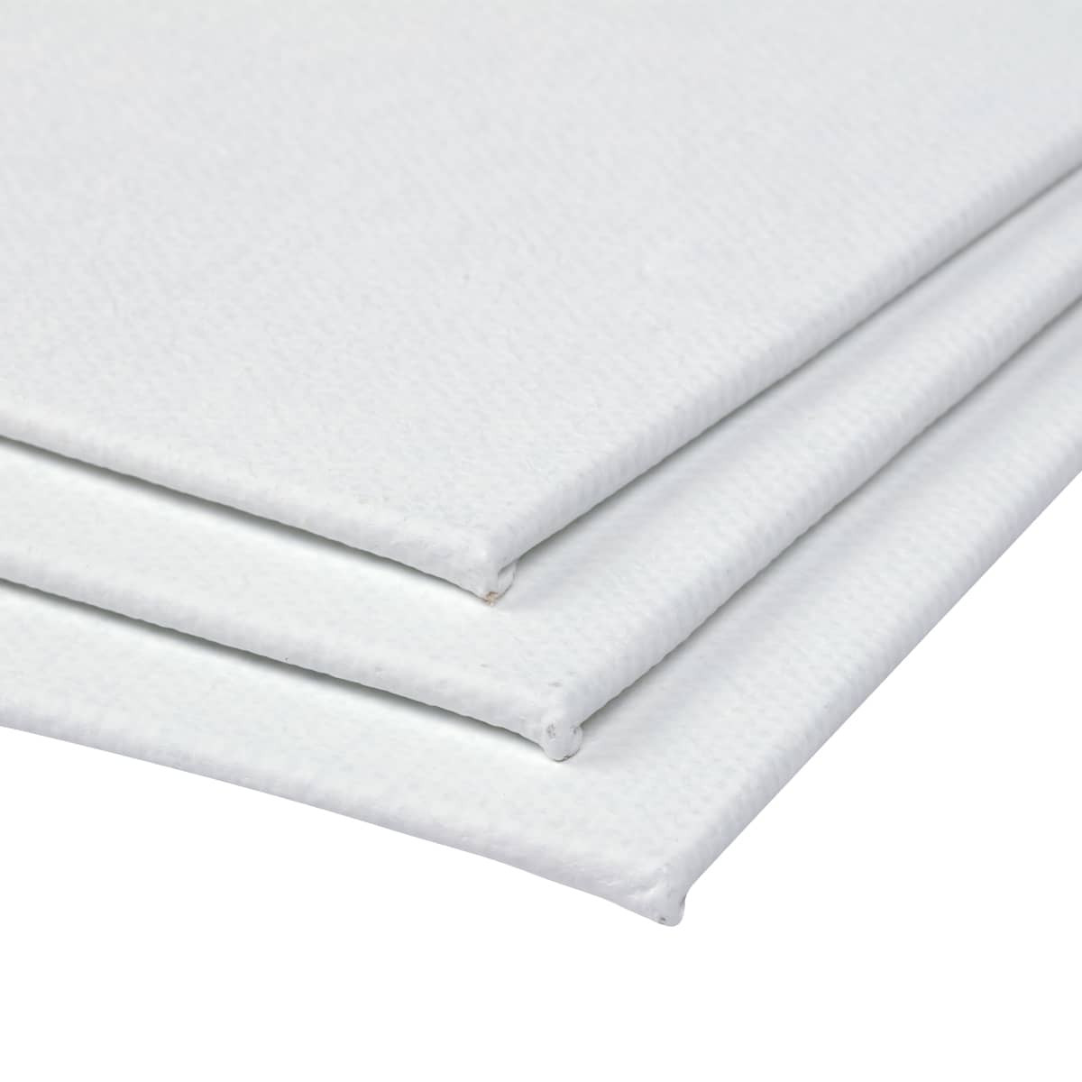 Vista Acrylic Primed Jute Canvas Panel 8"x10" Pack of 3 - (92724)