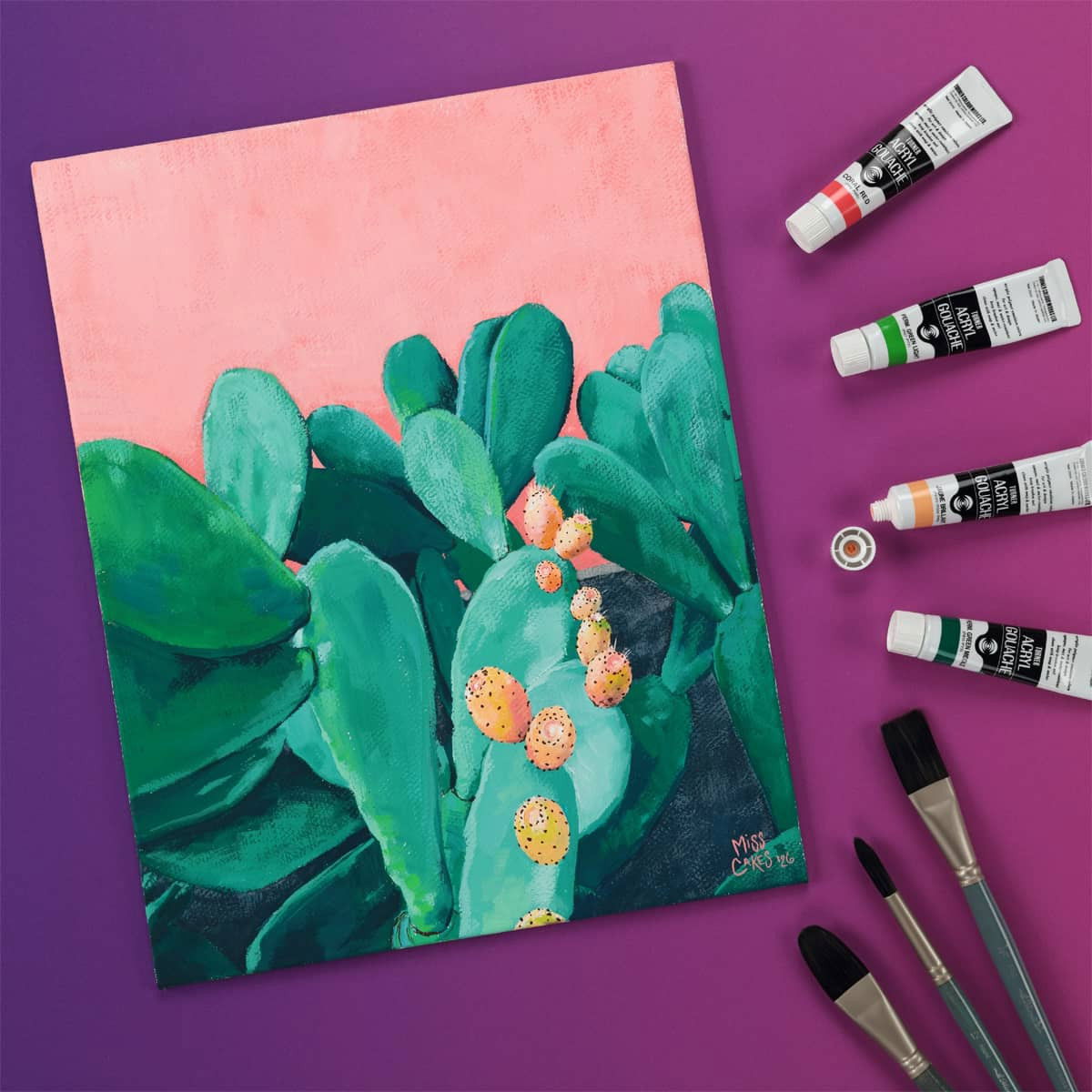 Vista Jute Acrylic Primed Canvas Panels