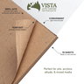 Vista Clear Primed Jute Canvas Pad 9"x12" (10 Sheets) - (92709) Vista Clear Primed Jute Canvas Pad 9"x12" (10 Sheets) - (92709)