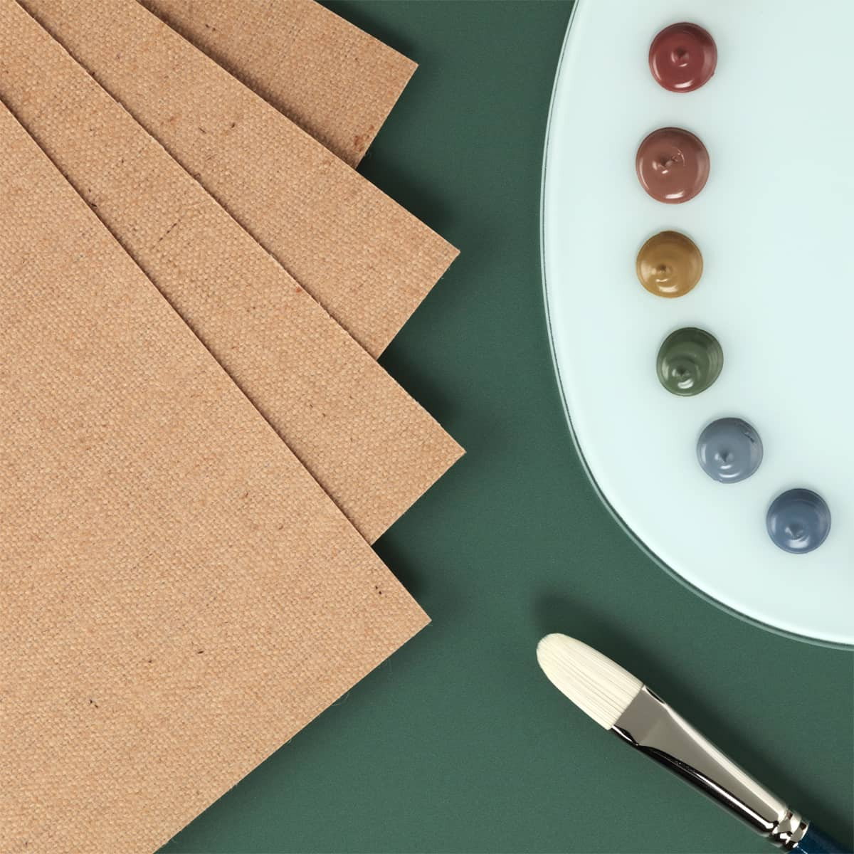Vista Clear Primed Jute Canvas Pad 9"x12" (10 Sheets) - (92709)