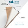 Vista Acrylic Primed Jute Canvas Pad 9"x12" (10 Sheets) - (92711) Vista Acrylic Primed Jute Canvas Pad 9"x12" (10 Sheets) - (92711)