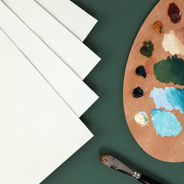 Vista Oil Primed Jute Canvas Pad 9"x12" (10 Sheets) - (92710) Vista Oil Primed Jute Canvas Pad 9"x12" (10 Sheets) - (92710)