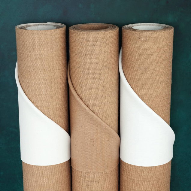 Vista Jute Oil-Primed Canvas Pads and Rolls Vista Jute Oil-Primed Canvas Pads and Rolls