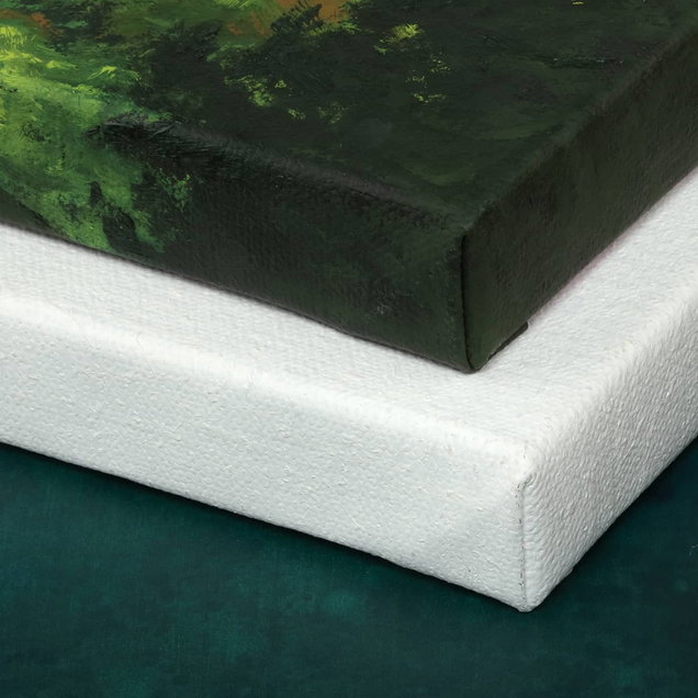 Vista Jute Oil-Primed Stretched Canvas 1-1/2" Deep Vista Jute Oil-Primed Stretched Canvas 1-1/2" Deep