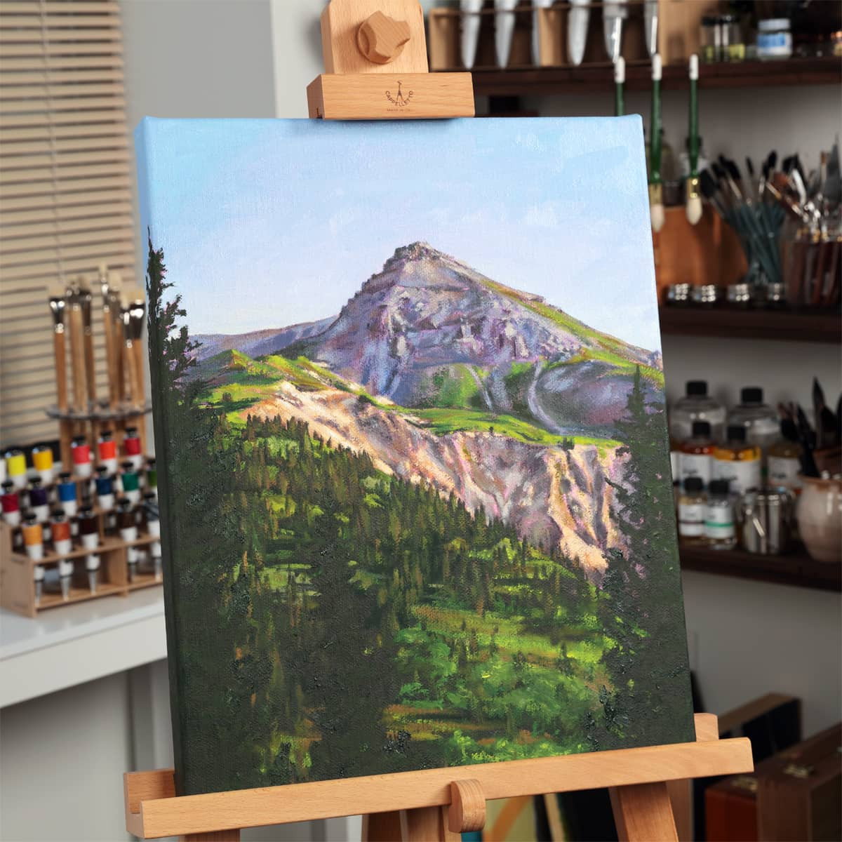 Vista Jute Oil-Primed Stretched Canvas 1-1/2" Deep