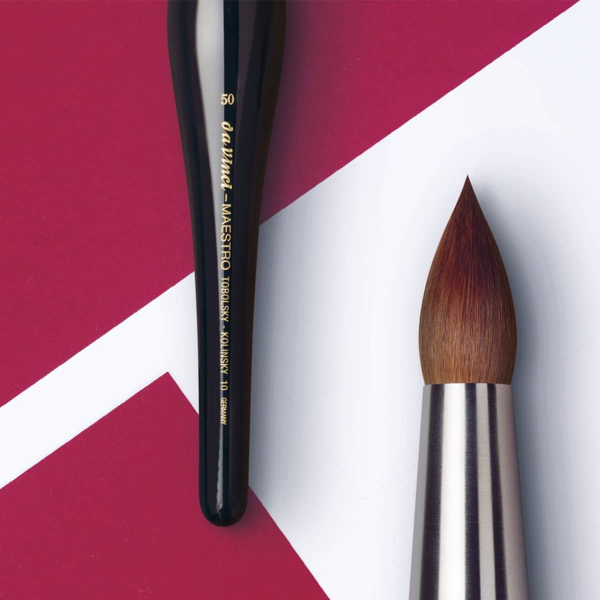 Da Vinci Maestro Kolinsky Red Sable Watercolor Brushes