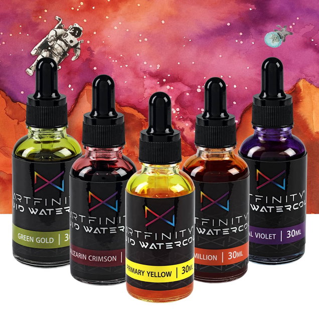 Artfinity Liquid Watercolors & Sets Artfinity Liquid Watercolors & Sets