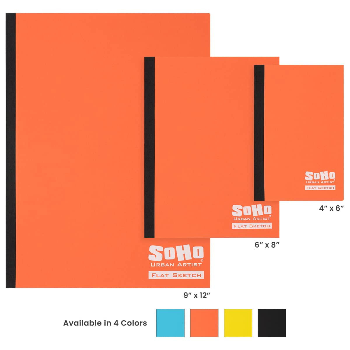 SoHo Urban Artist Flat Sketchbooks
