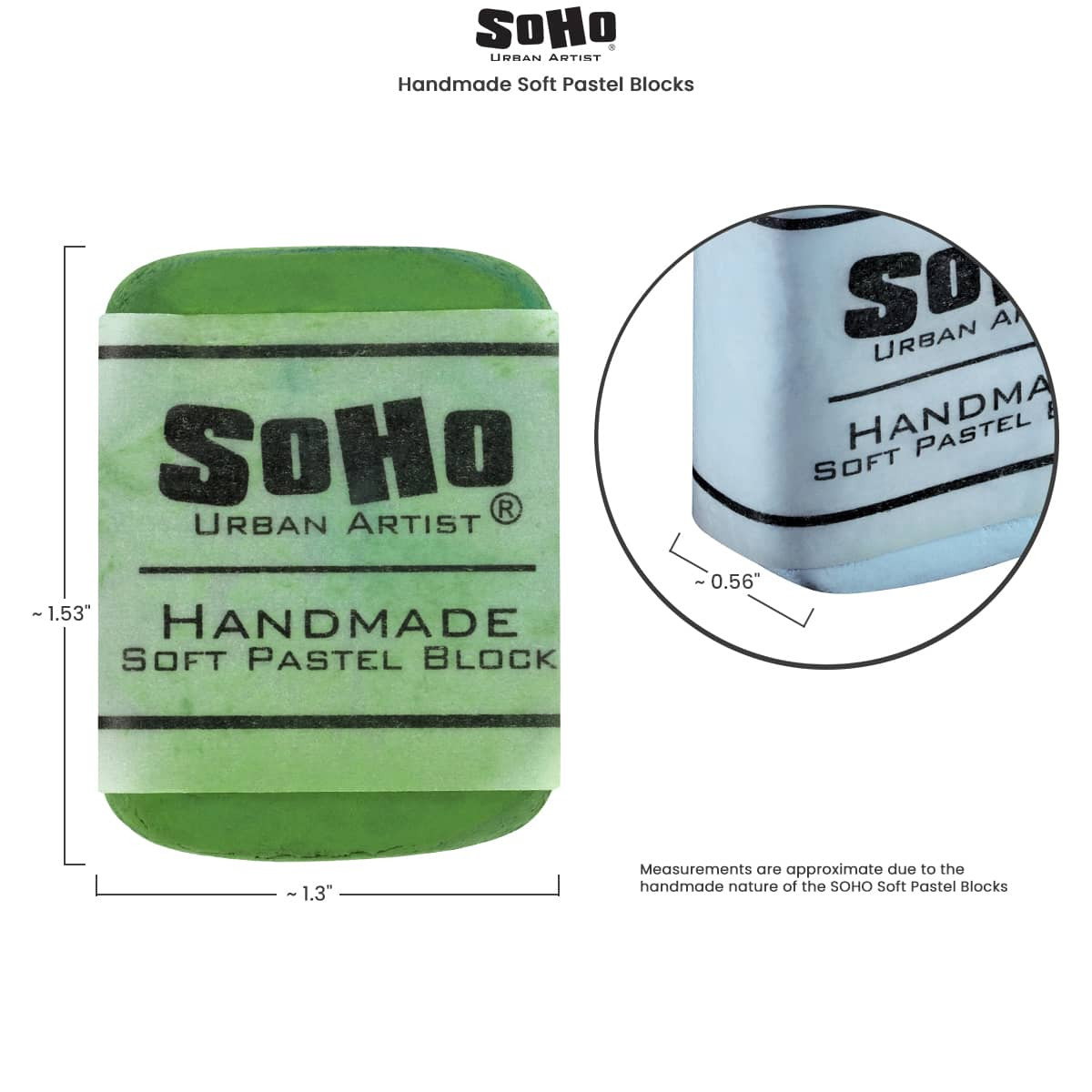 SoHo Urban Artist Handmade Soft Pastel Blocks