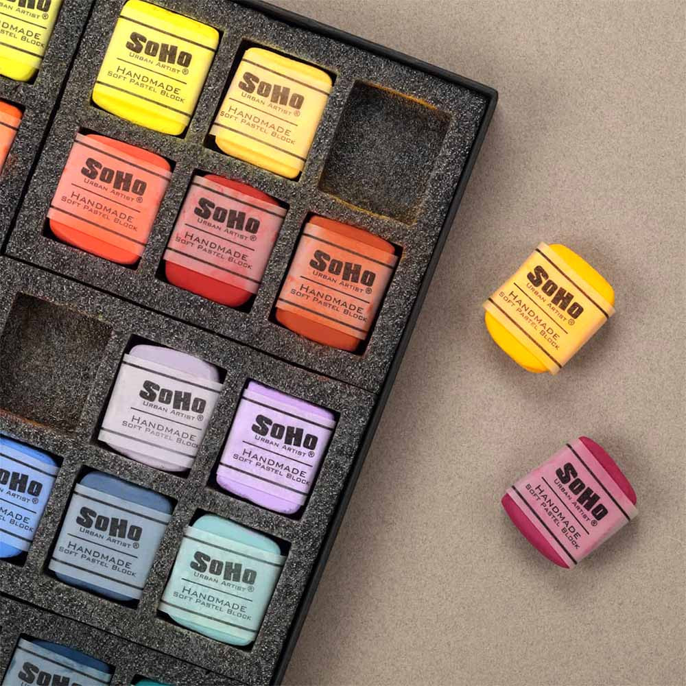 SoHo Urban Artist Handmade Soft Pastel Blocks