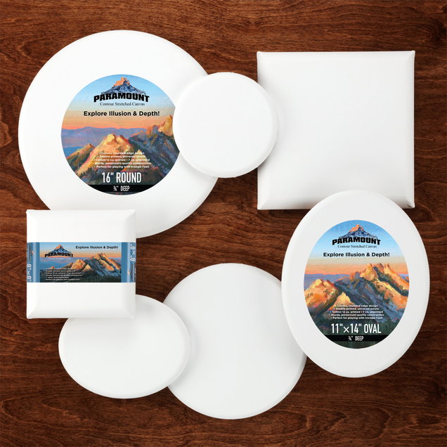 Paramount Contour Stretched Canvas Paramount Contour Stretched Canvas