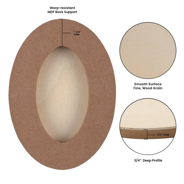 Da Vinci Pro Birch Round & Oval Painting Panels Da Vinci Pro Birch Round & Oval Painting Panels