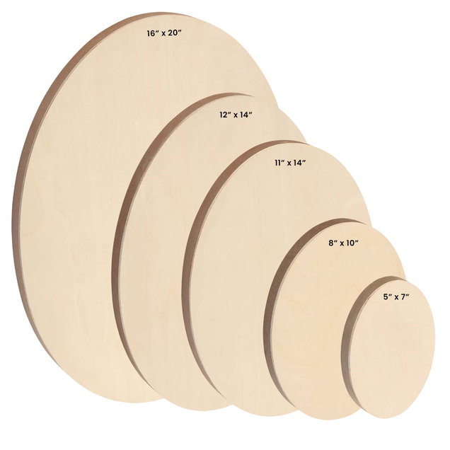 Da Vinci Pro Birch Round & Oval Painting Panels Da Vinci Pro Birch Round & Oval Painting Panels