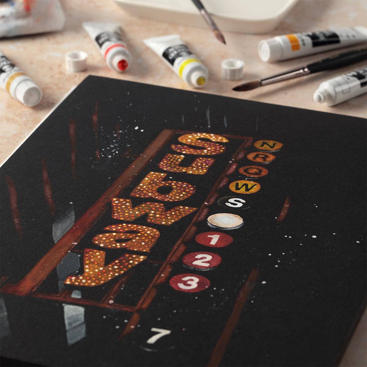 SoHo Urban Artist Black Watercolor Blocks, Pads, and Sheets