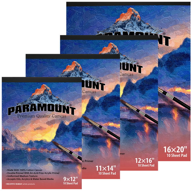 Paramount Universal Primed Premium Cotton Canvas Pads Paramount Universal Primed Premium Cotton Canvas Pads