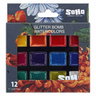 SoHo Watercolor Pan Glitter Bomb Set of 12 - (92485) SoHo Watercolor Pan Glitter Bomb Set of 12 - (92485)