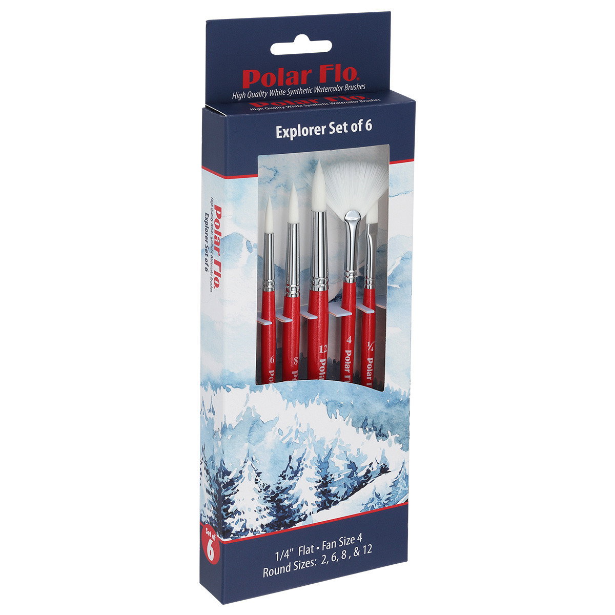 Creative Mark Polar-Flo 700M Mixed Brush Set of 6 - (91431)